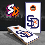 SDC Cornhole Boards - SD Palm Logo